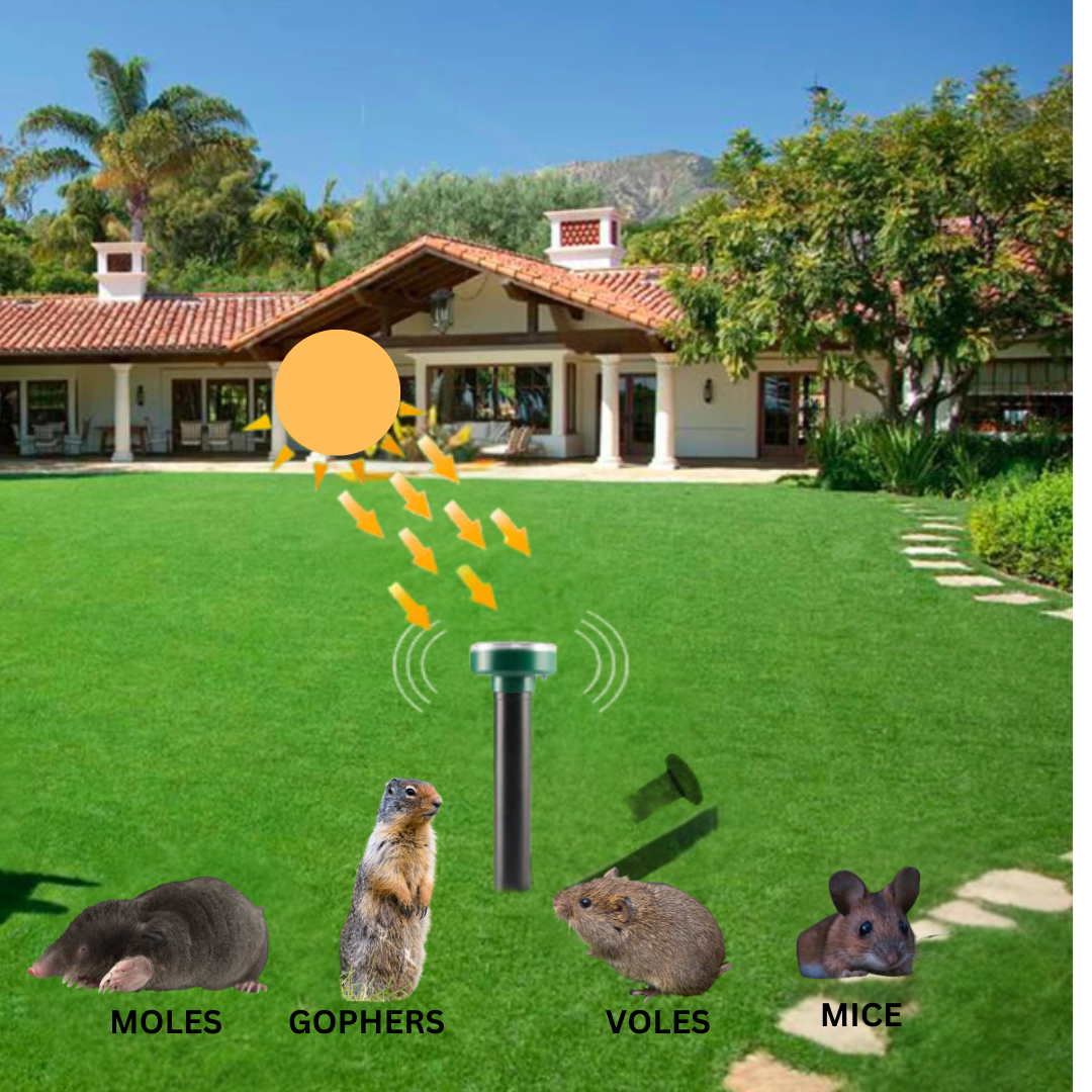 Solar Powered Animal Repellent Device by PesstOff