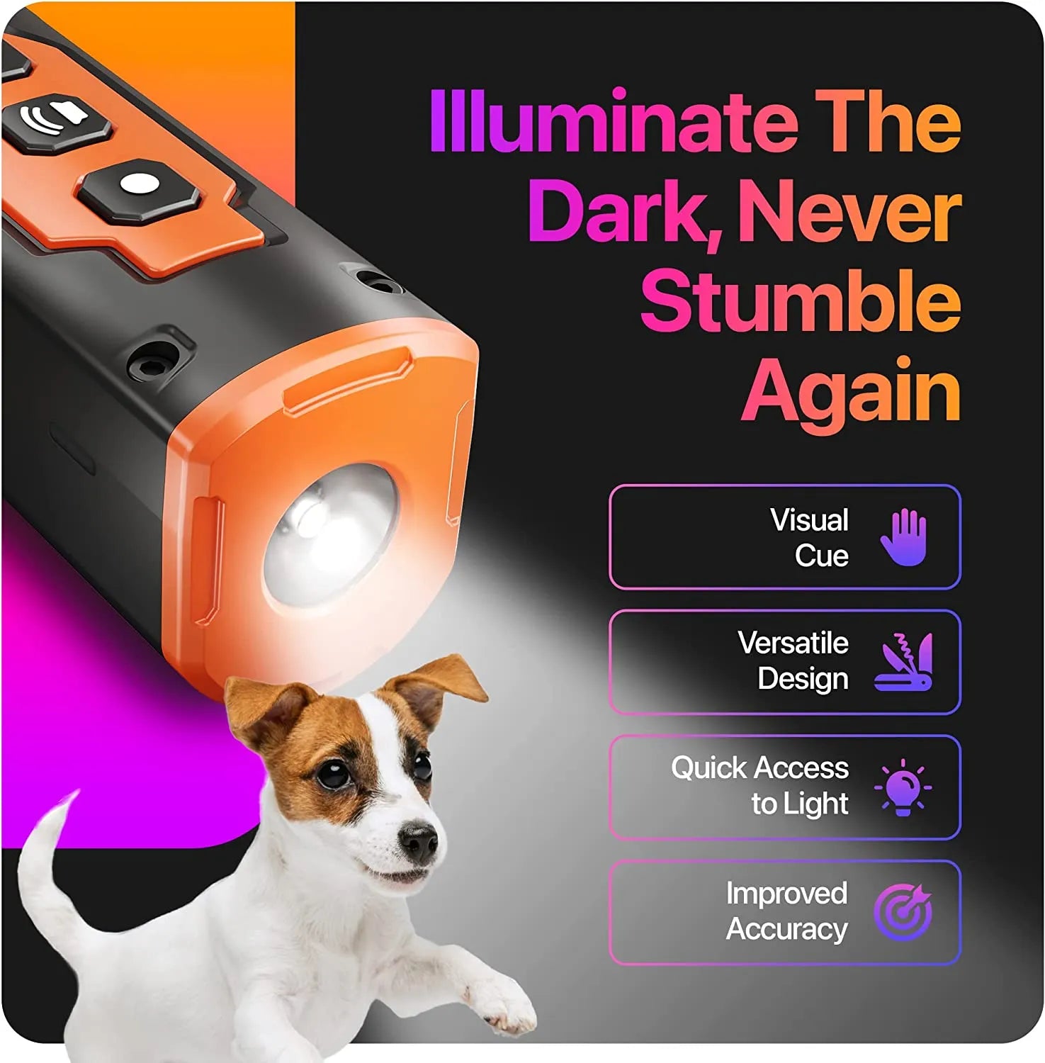 Ultrasonic Dog Training &amp; Anti Dog Bark Deterrent Device