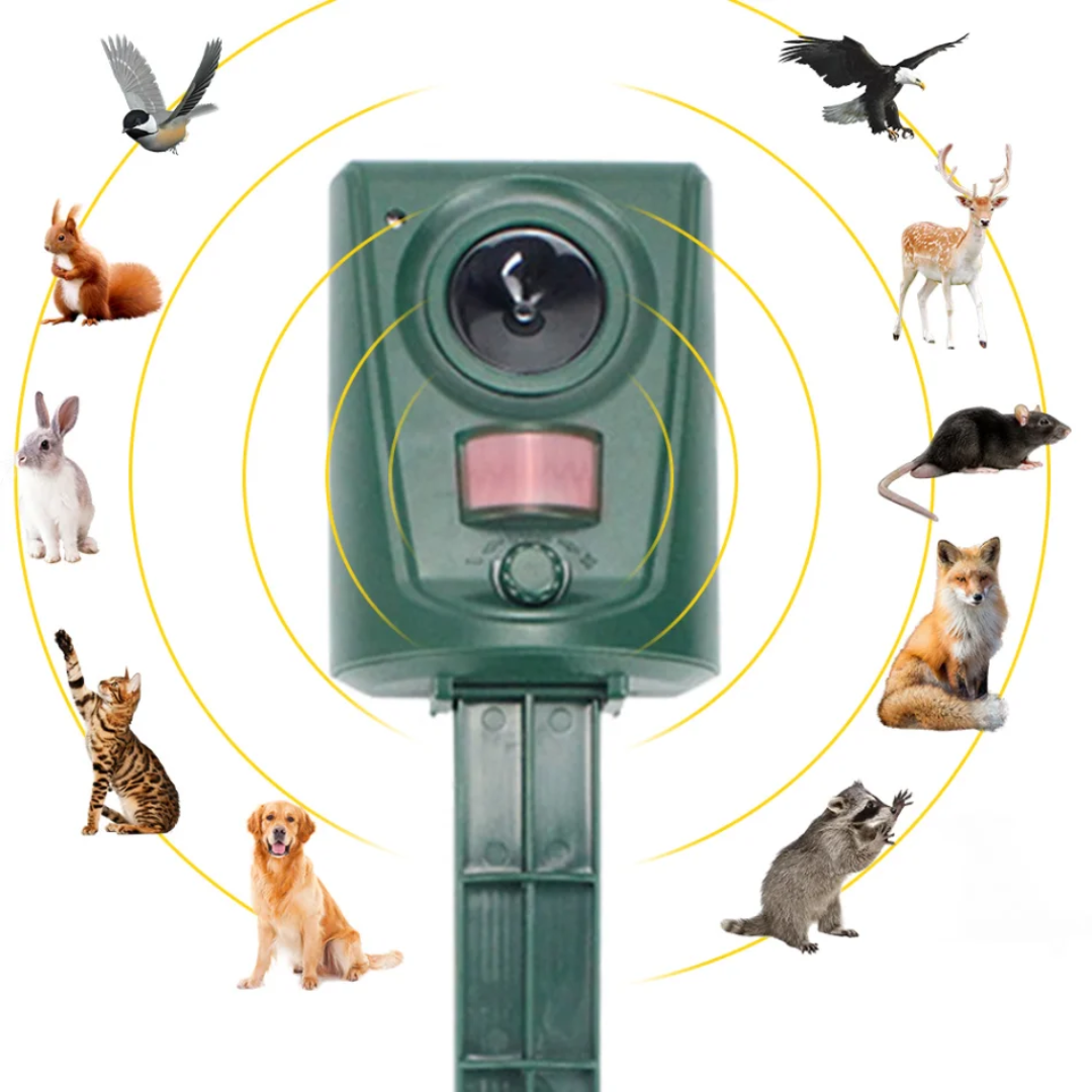 Battery Powered Ultrasonic Animal and Cat Repellent